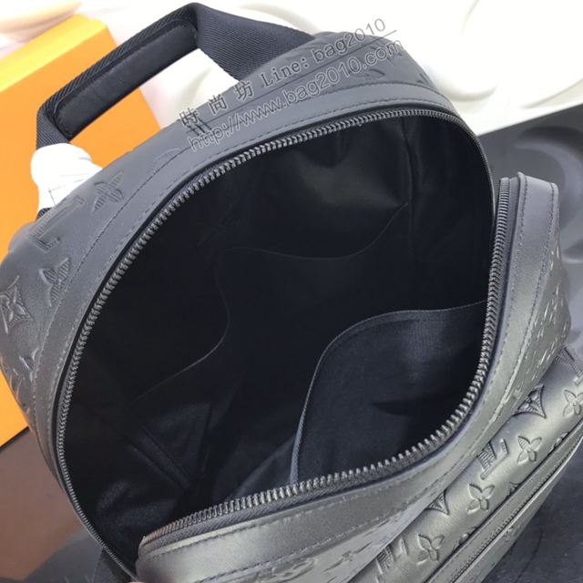 LV包 lv雙肩包 M44727 Sprinter雙肩背包 Monogram Shadow牛皮 LV男士後背包  ydh3535